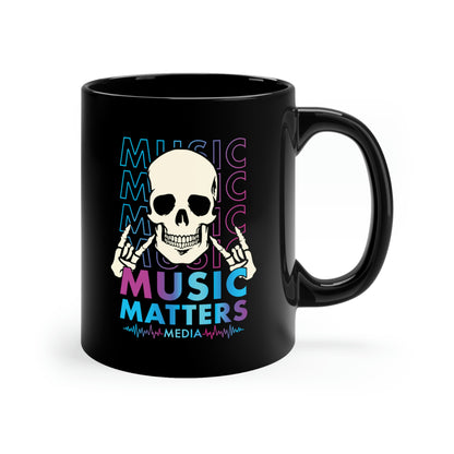 MMM Skull Rocker Black Mug (11oz)