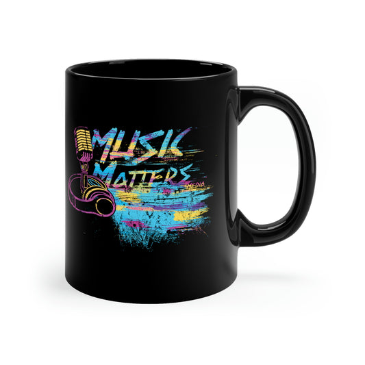 MMM Multi-Color Alternate Logo Black Mug (11oz)